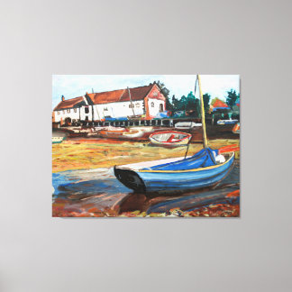 Burnham Overy Staithe Canvas Afdruk