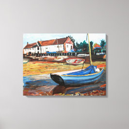 Burnham Overy Staithe Canvas Afdruk