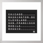 Burnham Planifié Bold Star Logo Poster (Devant)