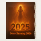 Burning 2025 New Year 2026 Fresh Start Artwork Planner (Achterkant)