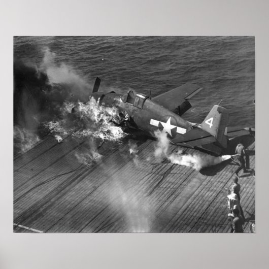 Burning Hellcat Poster (Voorkant)