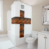 Burning Lake Douchegordijn (In situ)