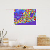 Burning Monk Poster (Keuken)