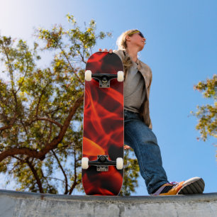 Burning Skateboard