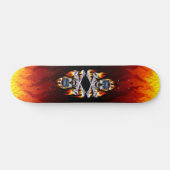 Burning Skulls Skateboard (Horz)