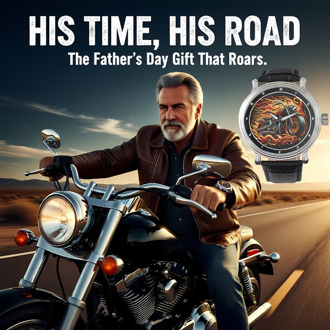 Burning Velocity, Motorcycle Watch Face. Horloge (Creator heeft geüpload)