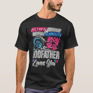 Burnouts of bogen Godfather houdt van je gender op T-shirt