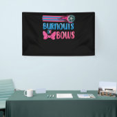 Burnouts of Bows Gender onthullen partijidee Spandoek (Beurs)