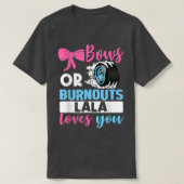 Burnouts of Bows Lala houdt van je seksespecifieke T-shirt (Design voorkant)