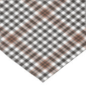 Burns Check Scottish Brown Black Pset Pattern  Tafelkleed (Gekanteld)