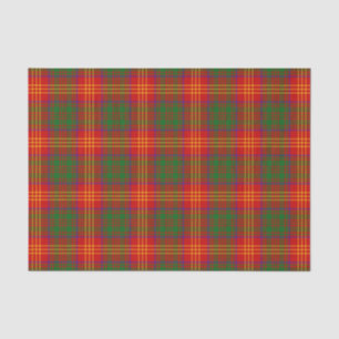 Burns Family Tartan Patroon Tissuepapier