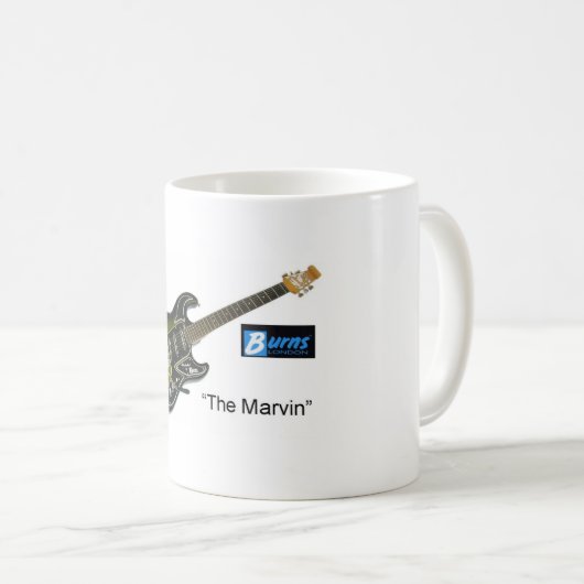 Burns Hank Marvin Guitar Mok (Voorkant rechts)