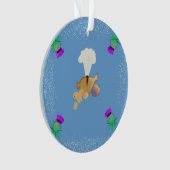 Burns Night lucht bewerken Ornament (voorkant)