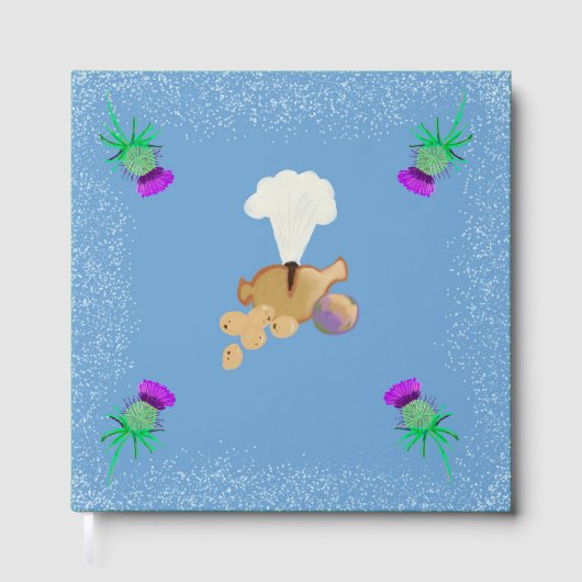 Burns Night sky edit Gastenboek (Voorkant)