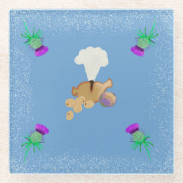 Burns Night sky edit Glazen Onderzetter