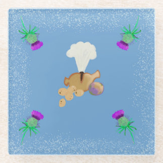 Burns Night sky edit Glazen Onderzetter