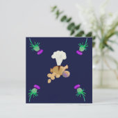 Burns supper bedankkaart (Staand voorkant)