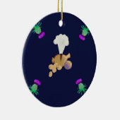 Burns supper keramisch ornament (Rechts)