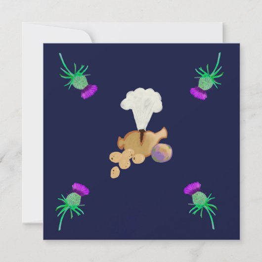 Burns supper save the date (Voorkant)