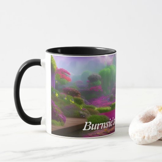 Burnsie's Morning Tea Gepersonaliseerd Mok (Met donut)