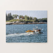 Burnt Island Lighthouse, Maine Jigzaag Puzzle Legpuzzel (Horizontaal)