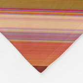 Burnt Orange Fleece Deken (Hoek)