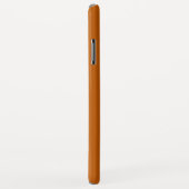 Burnt Orange iPhone XS Max Coque (Dos/Droite)