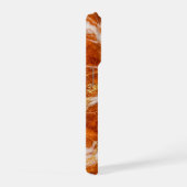 Burnt Orange Marble with White Swirls & Gold Veins (Côté droit)