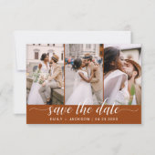 Burnt Orange QR Code - Save the Date 3 Photo (Devant)