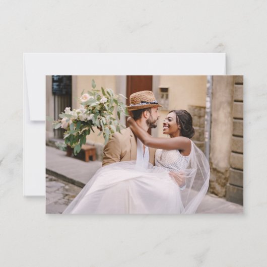 Burnt Orange Save the Date 4 Photo Simple (Dos)