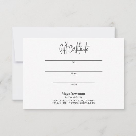 BURNT ORANGE SIGNATURE Monogram Carte cadeau (Dos)