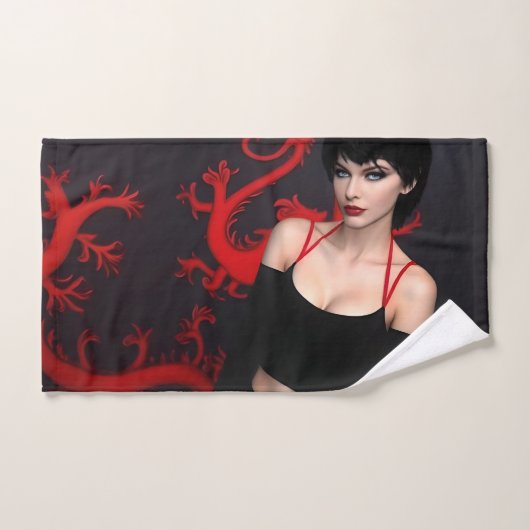 Burnt Out Souls hand towel (Serviette à main)