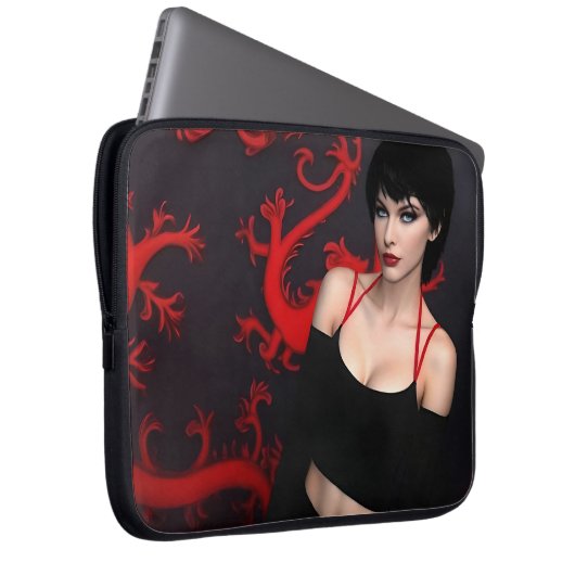 Burnt Out Souls-laptophoes van 15 inch Laptop Sleeve (Voorkant Rechts)