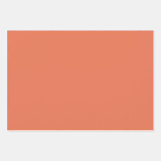 Burnt Sienna Inpakpapier Vel (Voorkant)