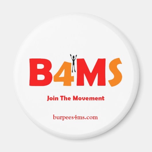 Burpees 4 MS Magneet (Voorkant)