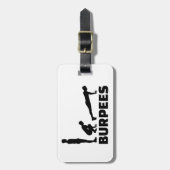 Burpees Bagagelabel (Voorkant verticaal)