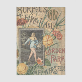 Burpee's Farm Annual 1887 Vintage Seed Catalog Tissuepapier