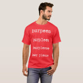 burpees friends t-shirt (Voorkant volledig)