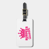 Burpees koningin bagagelabel (Voorkant verticaal)