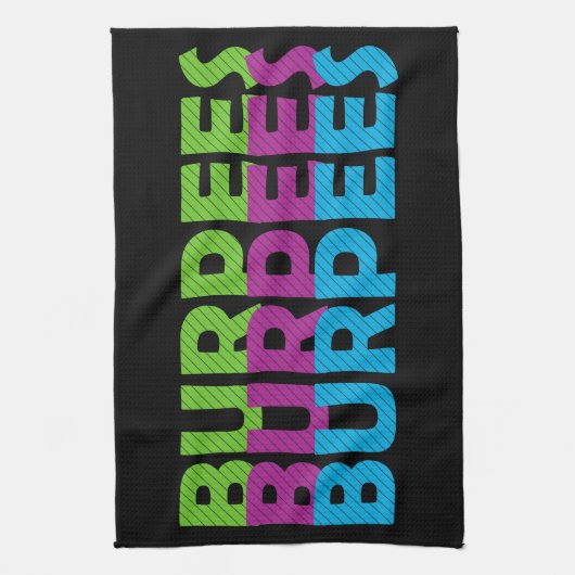 Burpees Theedoek (Verticaal)