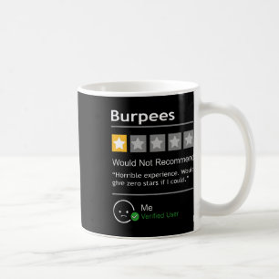 Burpees zouden mannen vrouwen cadeau niet aanbevel koffiemok