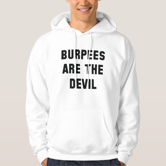Burpes zijn de duivel hoodie (Voorkant)