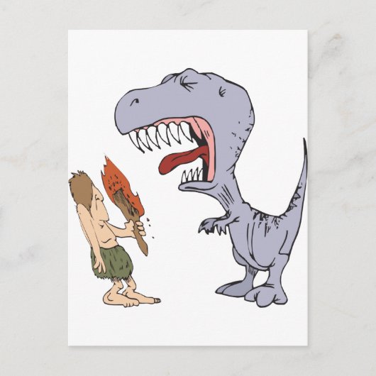 Burping Dinosaur Briefkaart (Voorkant)