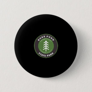 Burr Pond State Park Connecticut Ct Boom Badge Vac Ronde Button 5,7 Cm
