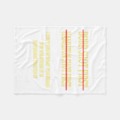 Burr Shot First Hamilton Shot First Funny  Fleece Deken (Voorkant (Horizontaal))