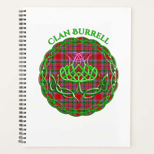 Burrell Scottish Tartan Celtic Thistle (Devant)