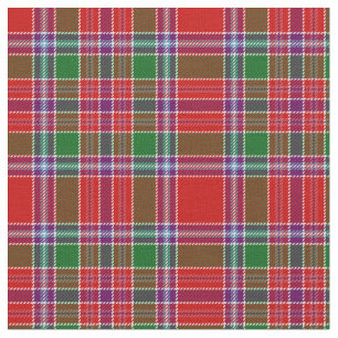 Burrell Tartan Print Stof