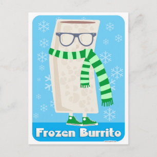 Burrito, bevroren briefkaart
