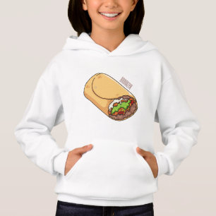 Burrito cartoon illustratie