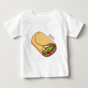 Burrito cartoon illustratie